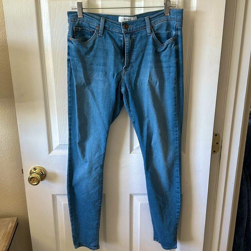 Pistols light stretch skinny jeans